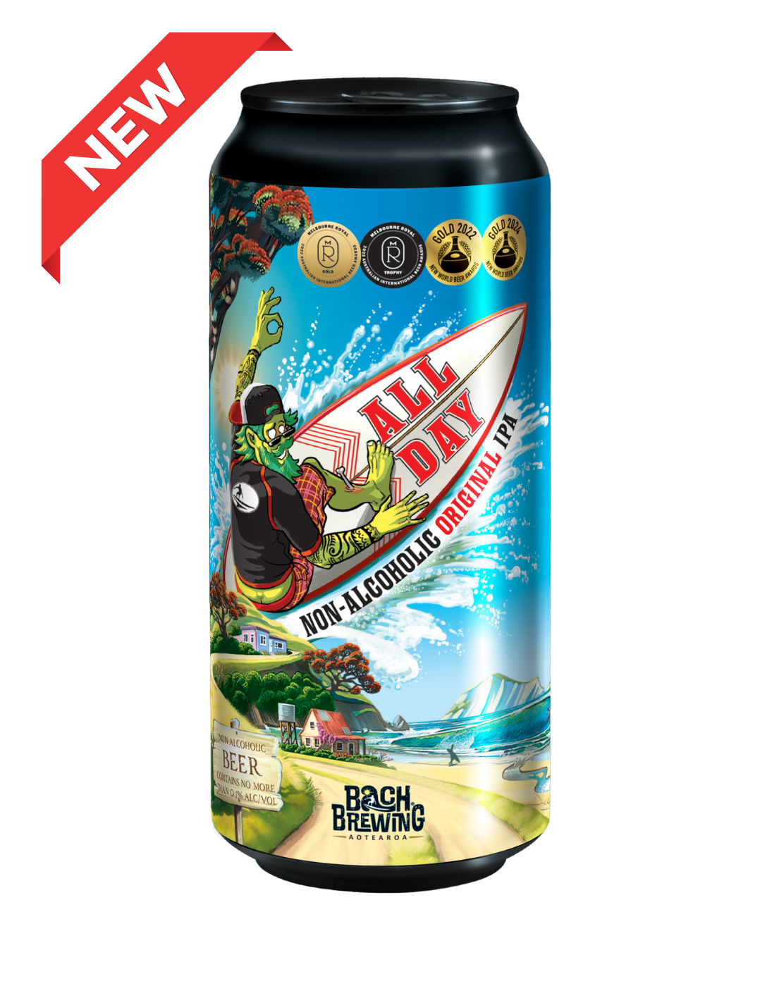 All Day ORIGINAL non alc IPA 12x440ml cans
