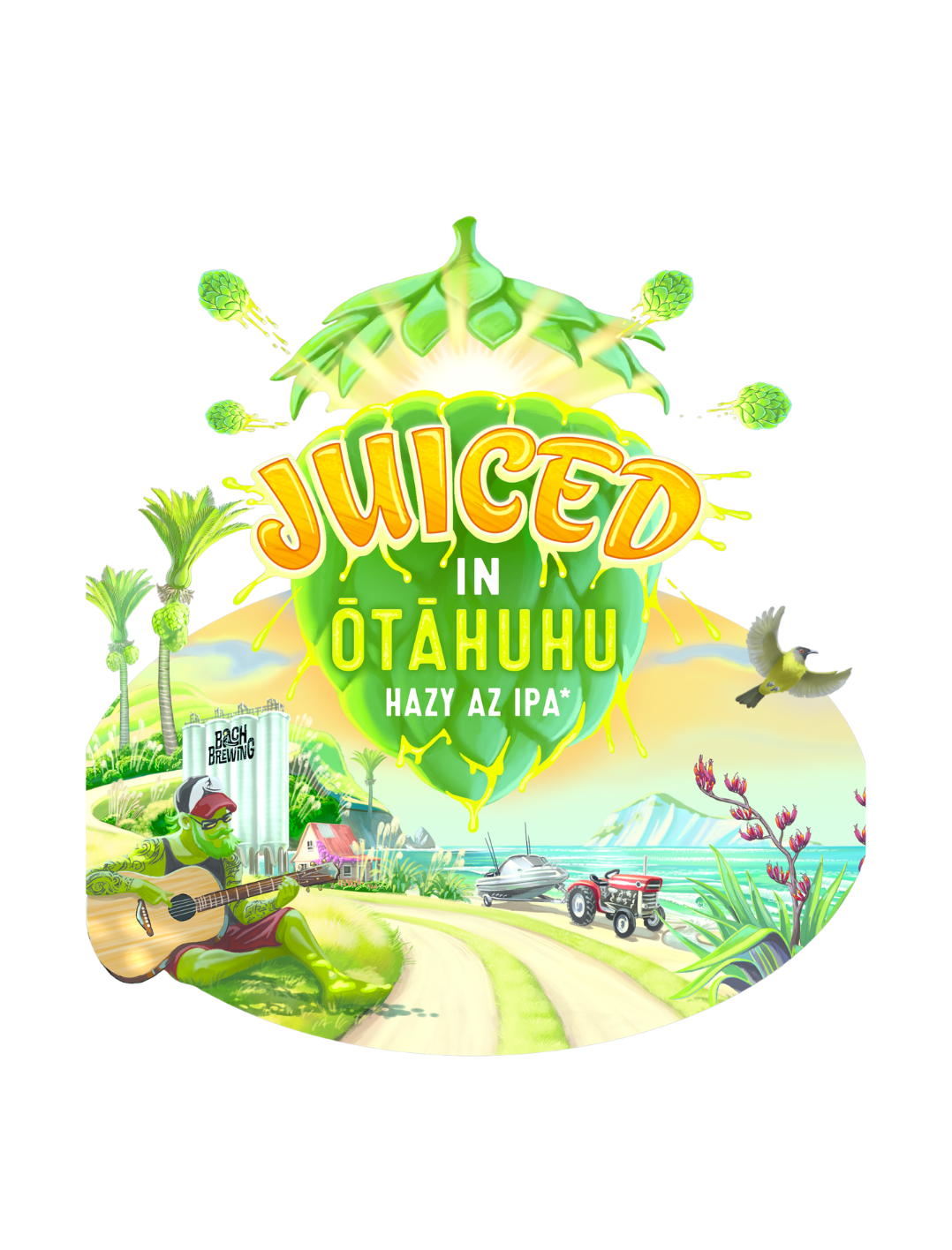 Bach Brewing Juiced in Otahuhu Graphic