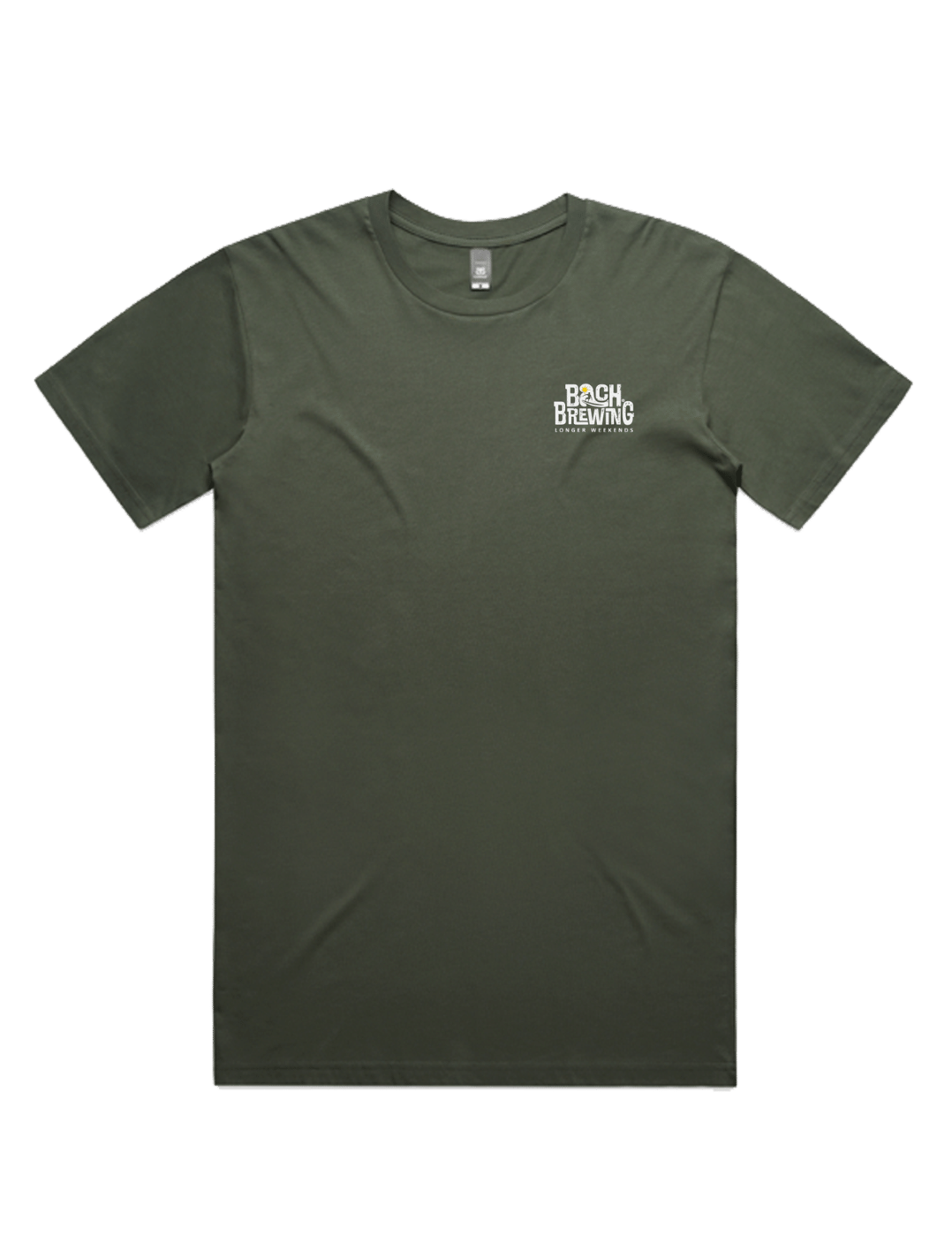 Bach Brewing Mens T-shirt - Rhino Juice (back graphic)