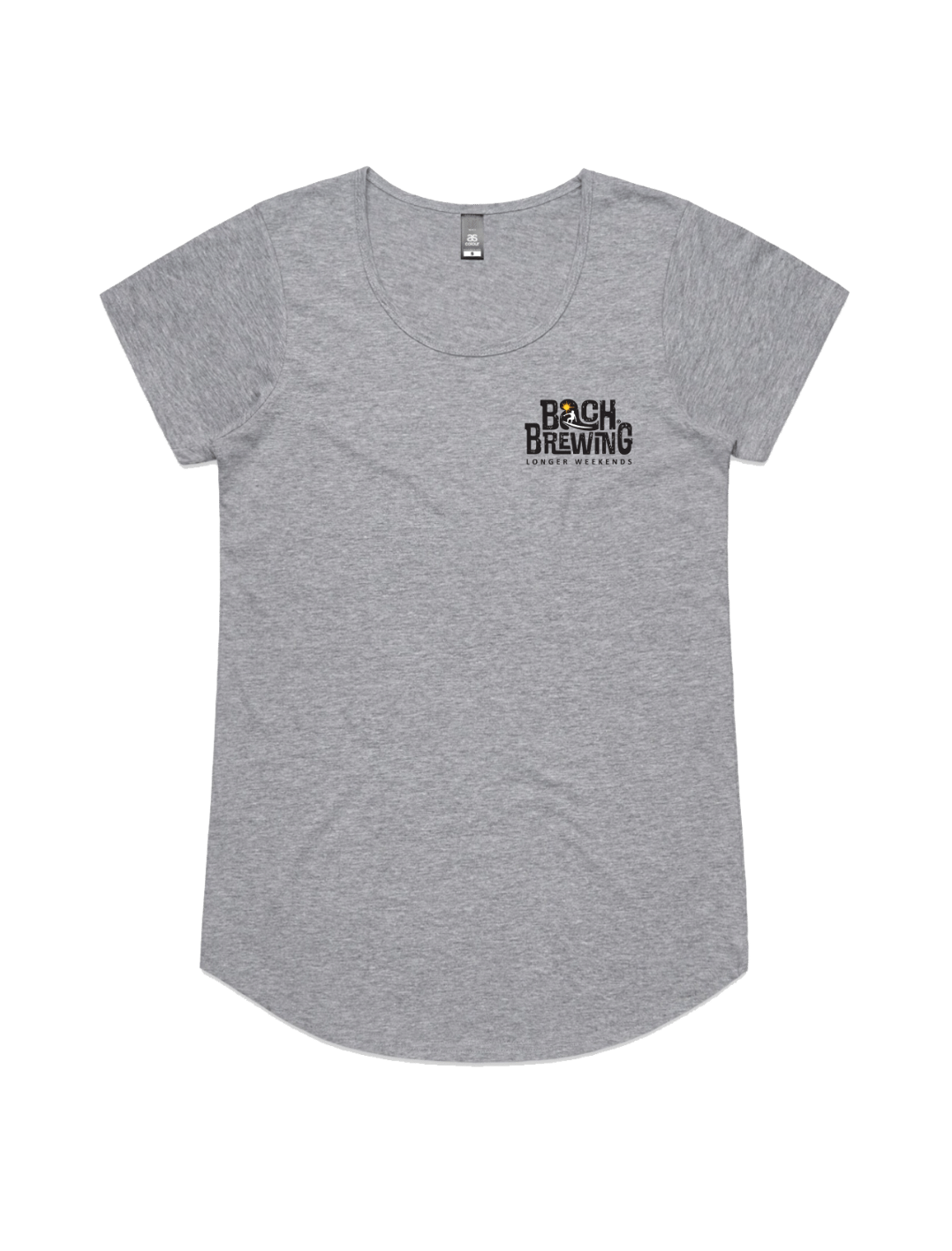 Bach Brewing Womens Short Sleeve T-shirt - Sticky Buds II (back graphic)