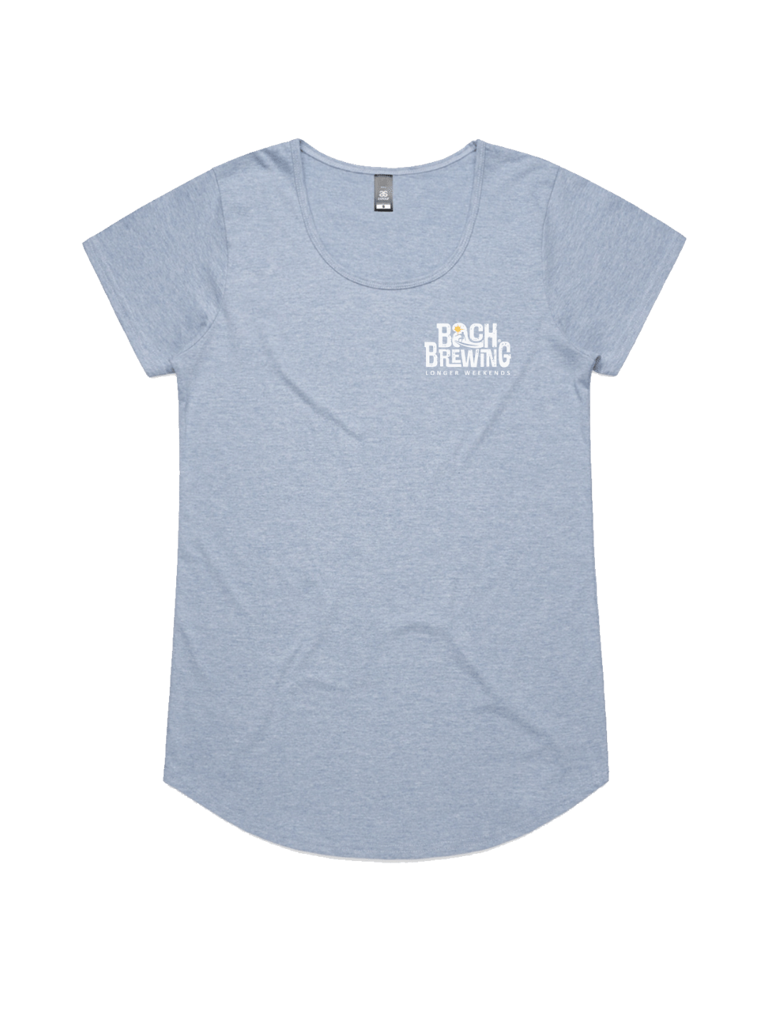Bach Brewing Womens Short Sleeve T-shirt - Sofa King (back graphic)