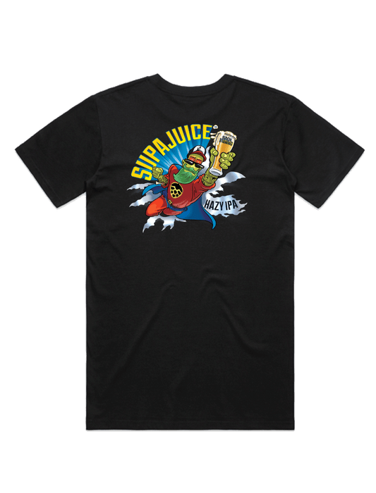 Bach Brewing Mens T-shirt - Supajuice (front graphic)