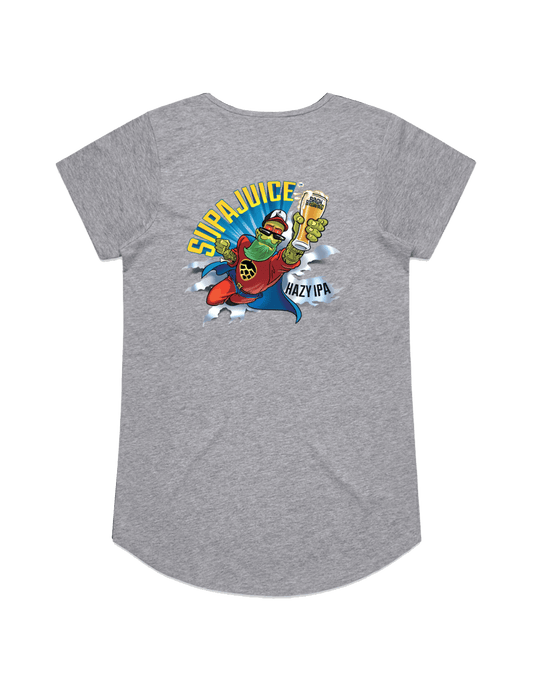 Bach Brewing Womens Short Sleeve T-shirt - Supajuice (back graphic)