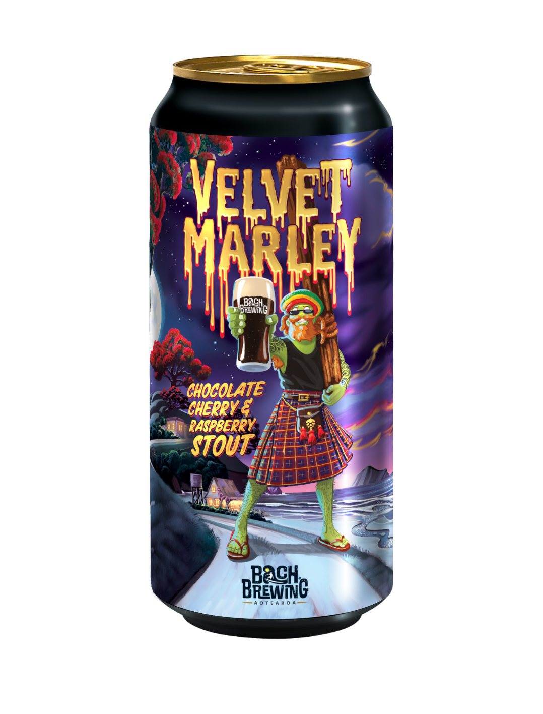 Velvet Marley Chocolate Cherry & Raspberry Stout 12x440ml cans
