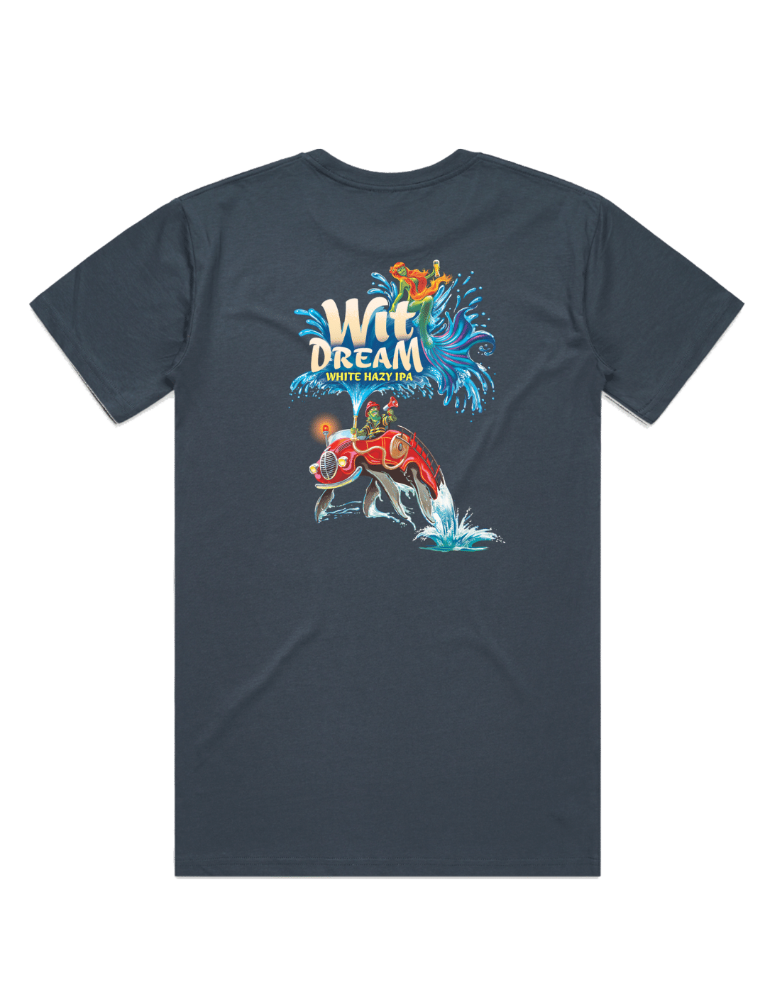 Bach Brewing Mens T-shirt - Wit Dream (back graphic)