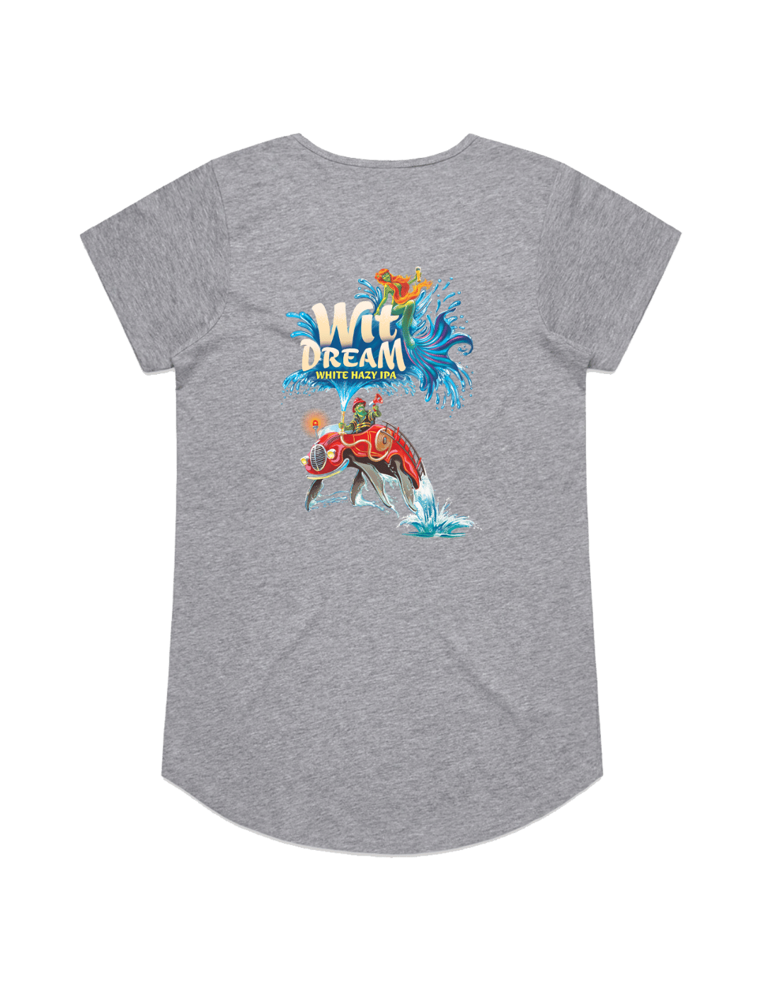 Bach Brewing Womens Short Sleeve T-shirt - Wit Dream (back graphic)