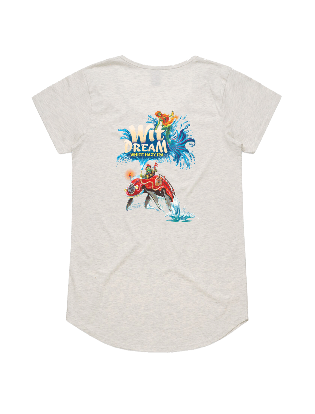 Bach Brewing Womens Short Sleeve T-shirt - Wit Dream (back graphic)