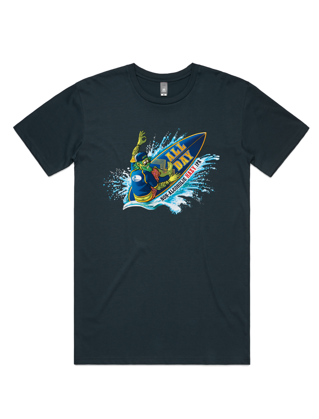 Bach Brewing Mens T-shirt - All Day Hazy (front graphic)
