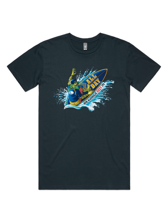 Bach Brewing Mens T-shirt - All Day Hazy (front graphic)