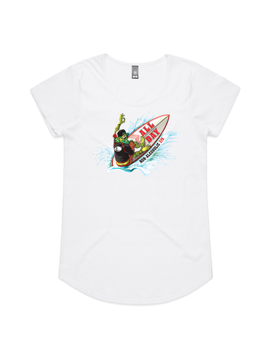 Bach Brewing Womens Short Sleeve T-shirt - All Day Original (front graphic)