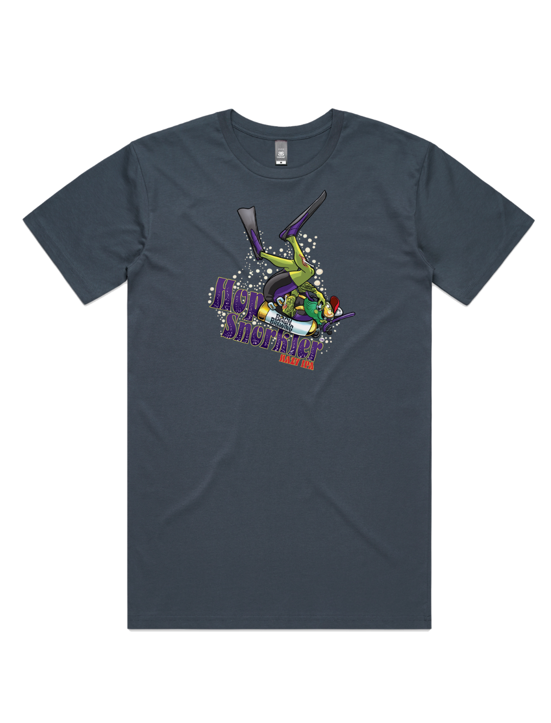 Bach Brewing Mens T-shirt - Hop Snorkler (front graphic)