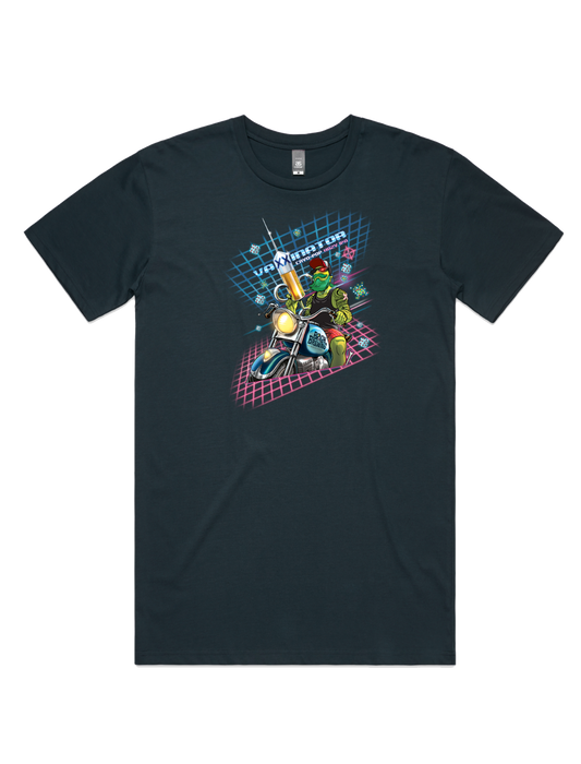 Bach Brewing Mens T-shirt - VaXXinator (front graphic)