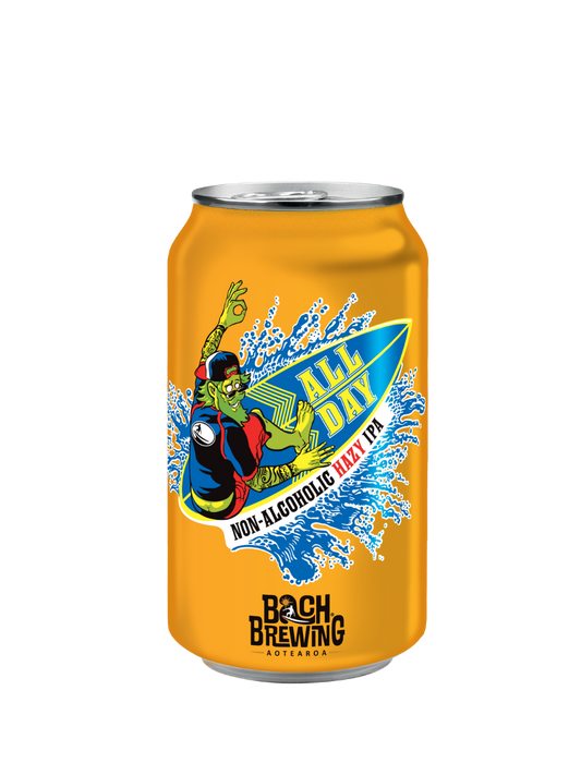 All Day HAZY non alc IPA 24x330ml cans
