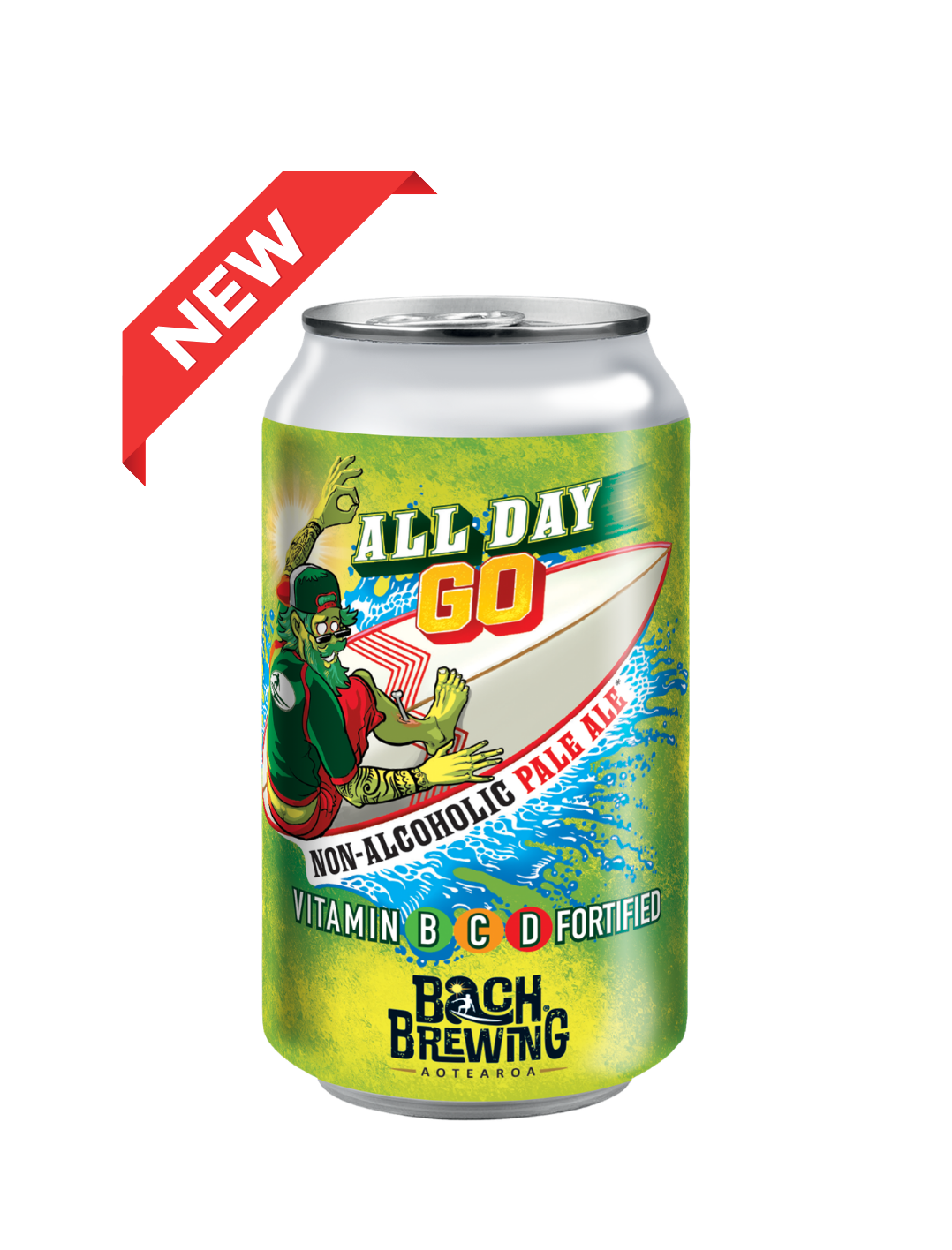 All Day GO vitamin fortified non alc Pale Ale 24x330ml cans