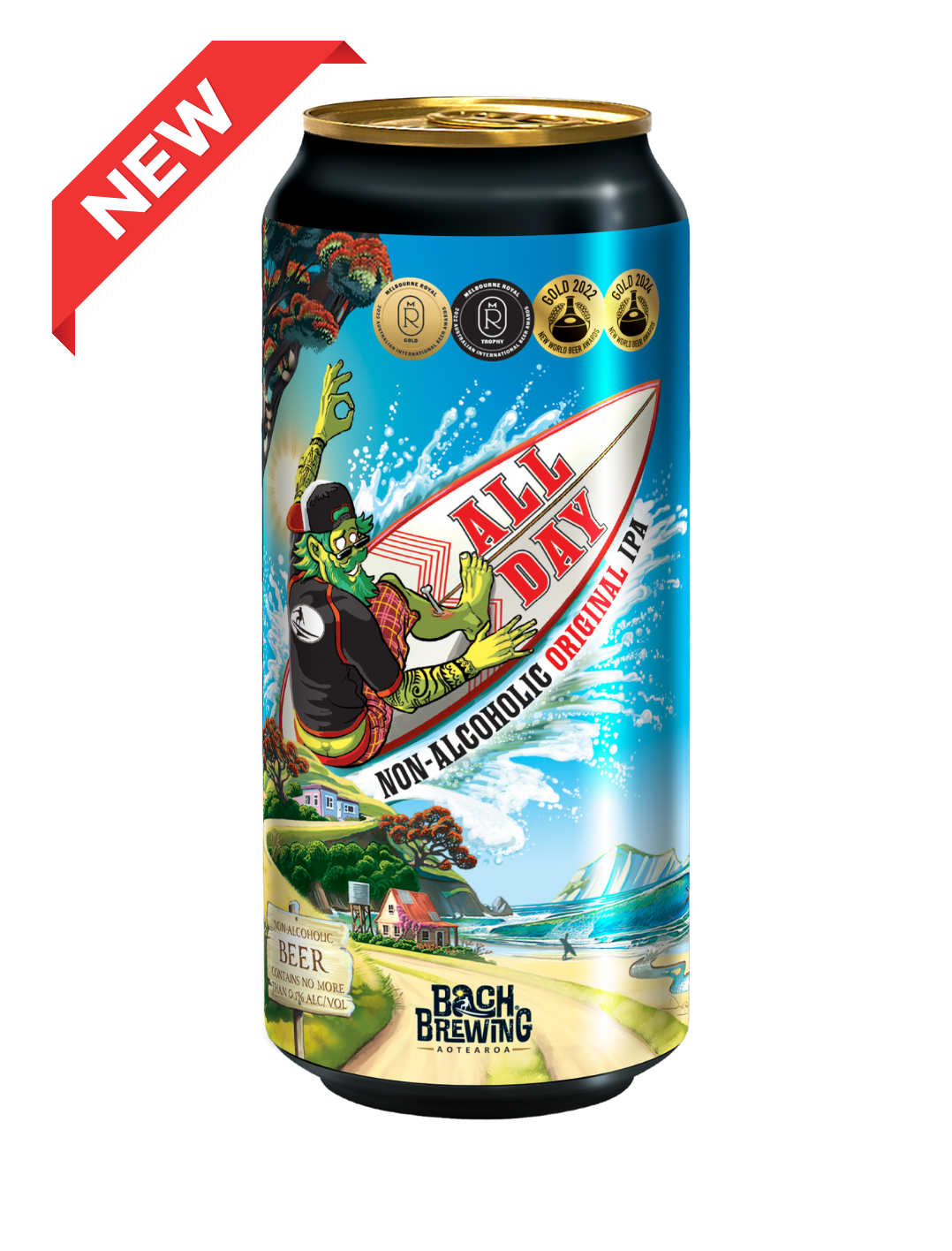 All Day ORIGINAL non alc IPA 12x440ml cans