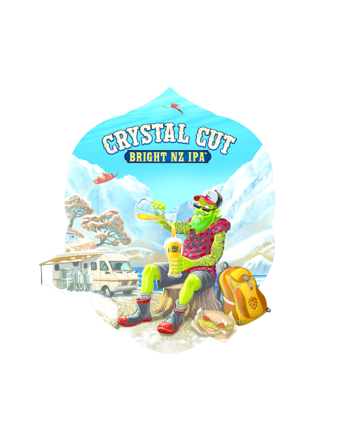 Bach Brewing Crysal Cut Graphic