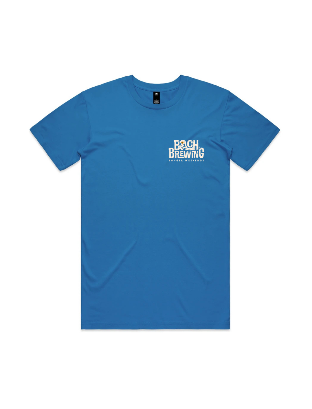 Bach Brewing Mens Short Sleeve T-shirt - Arctic Blue