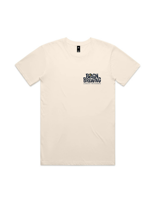 Bach Brewing Mens Short Sleeve T-shirt - Ecru