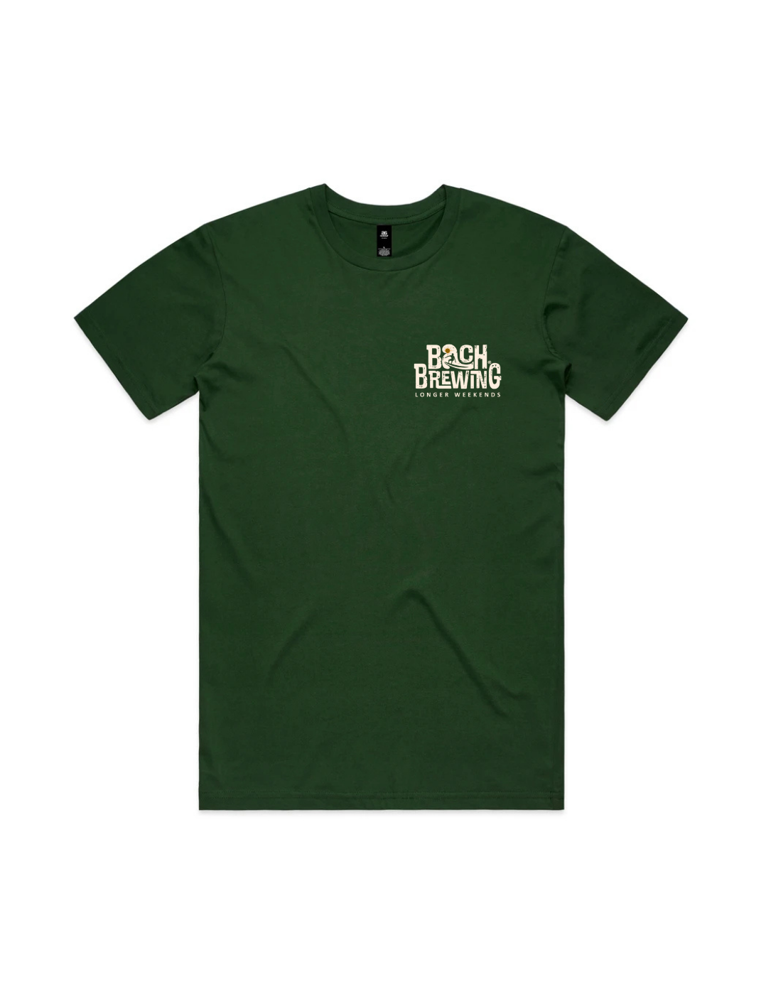 Bach Brewing Mens Short Sleeve T-shirt - Forest Green