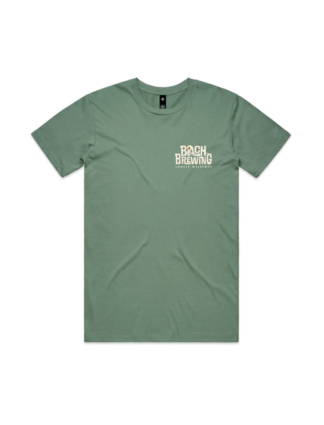 Bach Brewing Mens Short Sleeve T-shirt - Sage