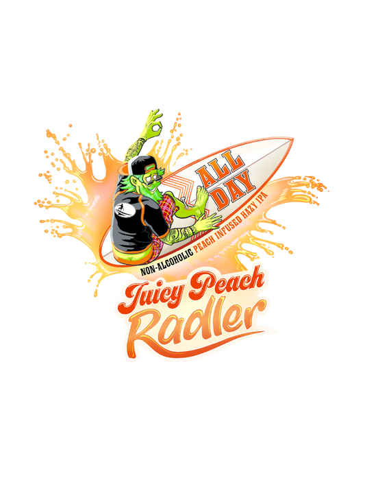 Bach Brewing All Day Peach Graphic