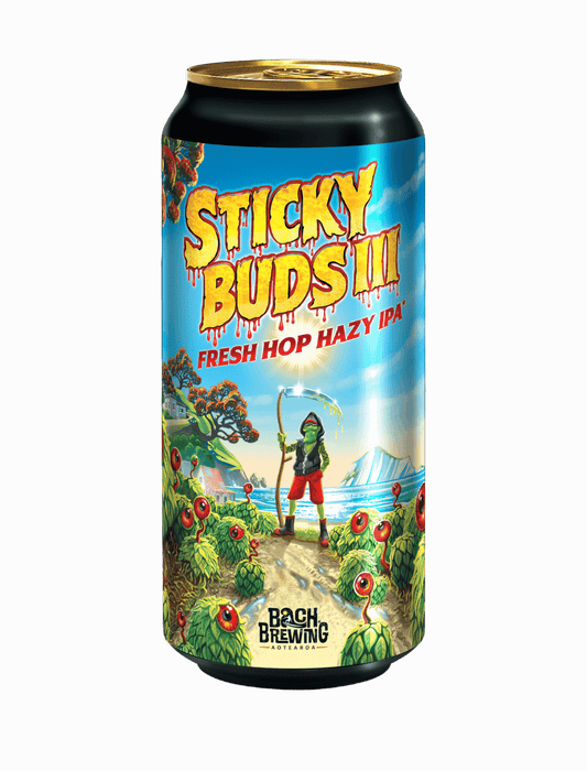 Sticky Buds III Fresh Hop Hazy IPA 12x440ml cans
