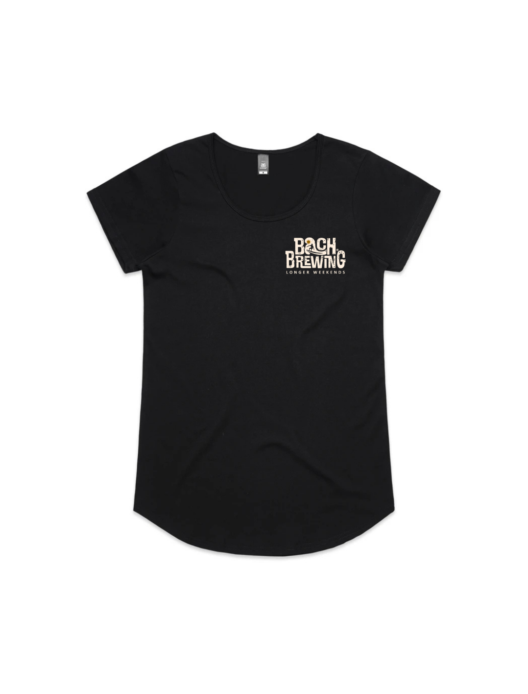 Bach Brewing Womens Short Sleeve T-shirt - Black