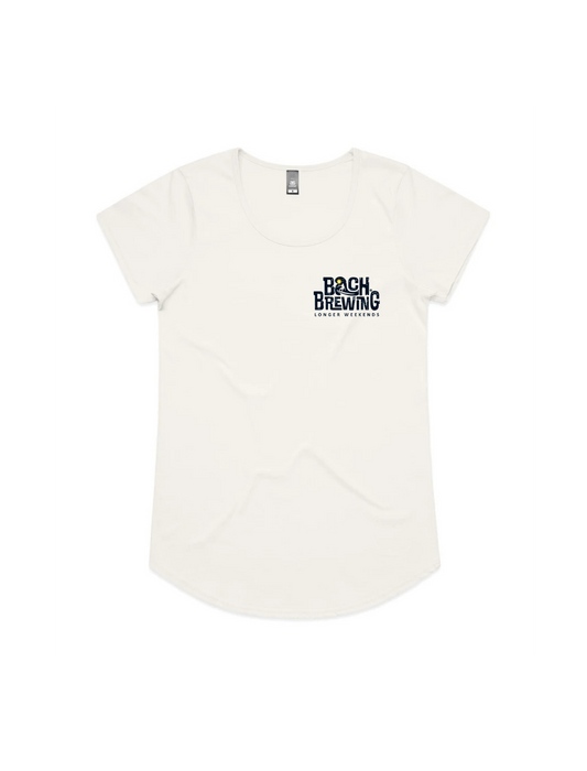 Bach Brewing Womens Short Sleeve T-shirt - Natural