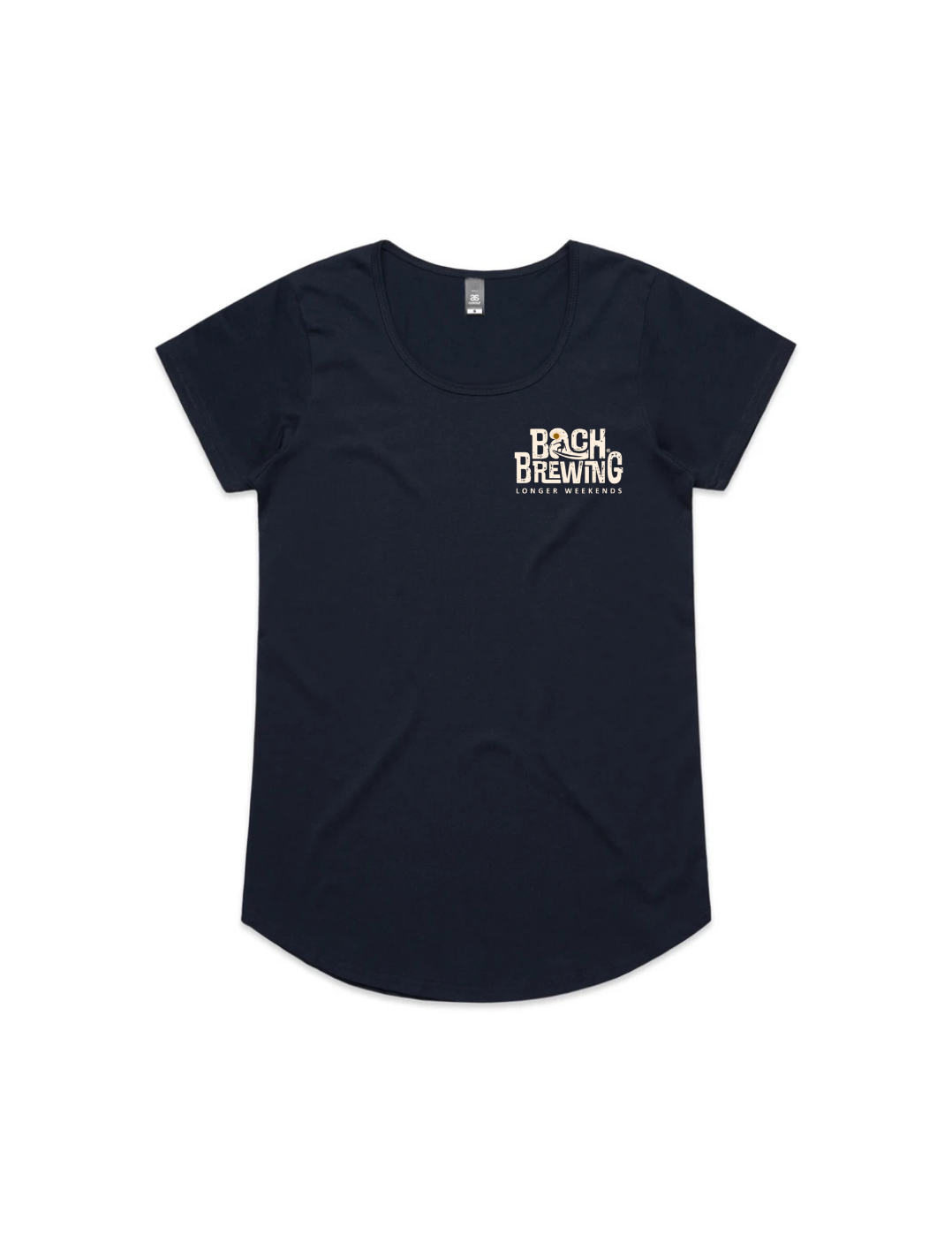 Bach Brewing Womens Short Sleeve T-shirt - Navy