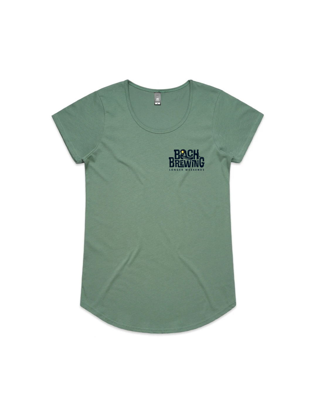 Bach Brewing Womens Short Sleeve T-shirt - Sage