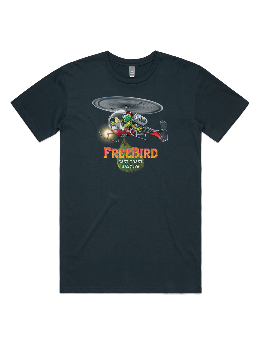Bach Brewing Mens T-shirt - Freebird (front graphic)